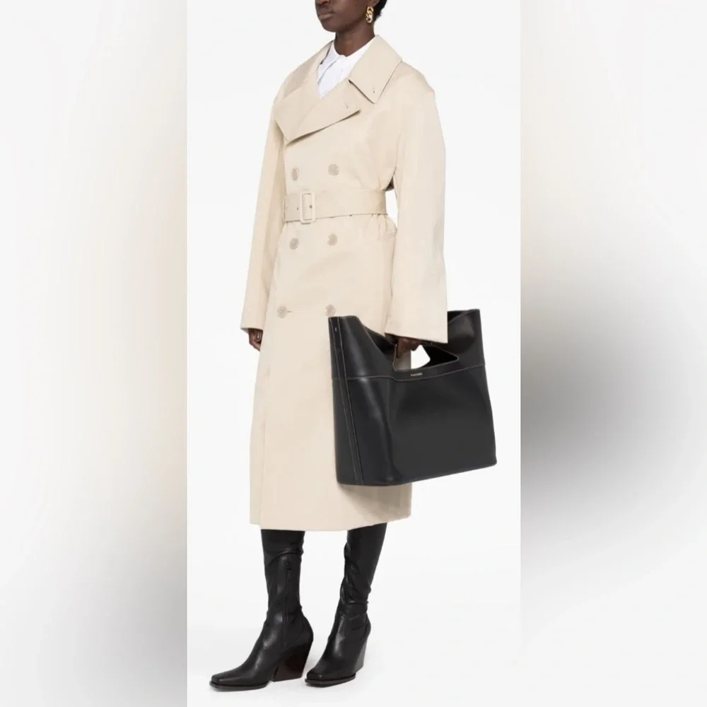 Alexander Mcqueen Black Leather The Bow Bag $2590 - Picture 14 of 14